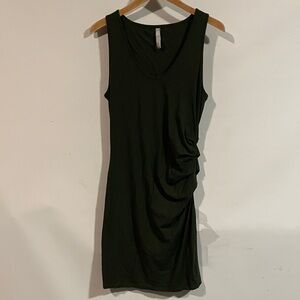 Athleta Sleeveless Dark Green Dress